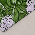 Buddha Stones Cotton Cloud Wave Pattern Men's Tapered Pants With Pockets