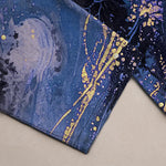 Buddha Stones Cotton Floral Starlight Pattern Men's Tapered Pants With Pockets