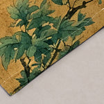 Buddha Stones Cotton Bamboo Bird Pattern Men's Tapered Pants With Pockets