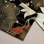 Buddha Stones Cotton Lotus Cloud Pattern Men's Tapered Pants With Pockets