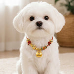 Buddha Stones Plaited Money Tree Fu Character Red String Luck Adjustable Cats Dogs Pet Collar