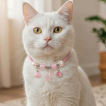 Buddha Stones Plaited String Rose Quartz Fish Relationships Adjustable Cats Dogs Pet Collar