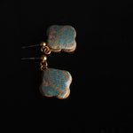 Buddha Stones Song Brocade Handcrafted Silk Art Floral Harmony Drop Earrings