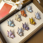 Buddha Stones Handcrafted Butterfly with Rhinestone Transformation Tone Alloy Brooch