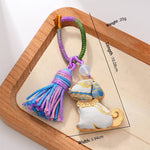 FREE Today: Healing and Luck Song Brocade Handmade Chinese Zodiac Tassel Keychain