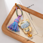 FREE Today: Healing and Luck Song Brocade Handmade Chinese Zodiac Tassel Keychain