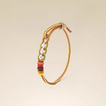 Buddha Stones Hand-Woven Floral Chinese Knotting Fortune Adjustable Cord Bracelet