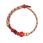 FREE Today: Blessing and Concentration Cinnabar Chinese Zodiac Hand-Woven Red String Bracelet