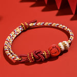 FREE Today: Blessing and Concentration Cinnabar Chinese Zodiac Hand-Woven Red String Bracelet