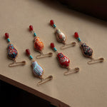 Buddha Stones Song Brocade Vase Design Elegant Brooch