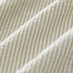 Buddha Stones Summer Casual Button-Up Striped Cotton Men's Short Sleeve Shirts With Decorative Pocket