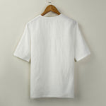 Buddha Stones Summer Tang Style Knot Button Side Slit Solid Men's Shirts