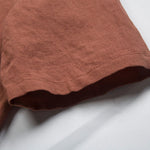 Buddha Stones Summer Tang Style Knot Button Side Slit Solid Men's Shirts
