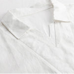 Buddha Stones Summer Casual Minimalist Solid Men's Shirts