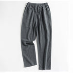 Buddha Stones Spring Casual Minimalist Drawstring Solid Men's Tapered Pants With Pocket