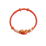 Buddha Stones Handmade Woven Butterfly Luck Adjustable String Bracelet