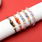 Buddha Stones Handmade Woven Butterfly Luck Adjustable String Bracelet