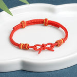 Buddha Stones Hand Woven Butterfly Luck Adjustable Braided Cord Bracelet