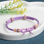 Buddha Stones Hand Woven Butterfly Luck Adjustable Braided Cord Bracelet