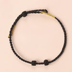 Buddha Stones Hand-Woven Red String Strength Om Mani Padme Hum Adjustable DIY Bracelet