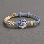 Buddha Stones Mandala Braided Rope Confidence Bracelet