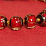 Buddha Stones Tibetan Liuli Glass Bead Five Directions Gods Of Wealth Buddha Eye Blessing String Bracelet