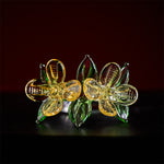 Buddha Stones Liuli Osmanthus Flower Wisdom Ring