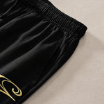 Buddha Stones Cotton Koi Fish Ripple Pattern Men's Tapered Pants With Pockets