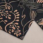Buddha Stones Cotton Oriental Landscape Pattern Men's Tapered Pants With Pockets