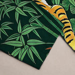 Buddha Stones Cotton Tiger Jungle Pattern Men's Tapered Pants With Pockets