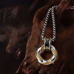 FREE Today: Protection and Wealth Copper Chinese Coin Electroplated Necklace