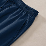 Buddha Stones Cotton Subtle Dragon Pattern Men's Tapered Pants With Pockets