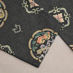 Buddha Stones Cotton Vintage Floral Medallion Pattern Men's Tapered Pants With Pockets