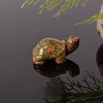 Buddha Stones Natural Green Aventurine Turtle Wisdom Crystal & Stone Decor