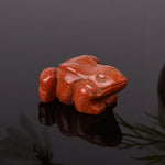 FREE Today: Wealth and Healing Natural Green Aventurine Clear Quartz Frog Crystal & Stone Decor