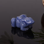 FREE Today: Wealth and Healing Natural Green Aventurine Clear Quartz Frog Crystal & Stone Decor