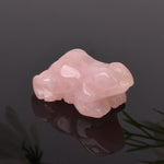 Buddha Stones Natural Green Aventurine Clear Quartz Frog Wealth Crystal & Stone Decor