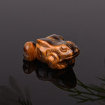 Buddha Stones Natural Green Aventurine Clear Quartz Frog Wealth Crystal & Stone Decor