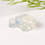 FREE Today: Wealth and Healing Natural Green Aventurine Clear Quartz Frog Crystal & Stone Decor