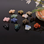 FREE Today: Wealth and Healing Natural Green Aventurine Clear Quartz Frog Crystal & Stone Decor