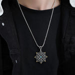 Buddha Stones Copper Lotus New Beginning Pendant Necklace