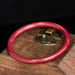 Buddha Stones Cinnabar Plain Heart Sutra Calm Bracelet Bangle
