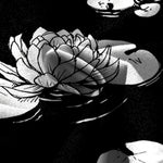 Buddha Stones Cotton Linen Lotus Leaf Pattern Women's Elastic Waist Wide Leg Pants With Pockets