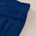 Buddha Stones Cotton Linen Dragonfly Ripple Pattern Women's Elastic Waist Wide Leg Pants With Pockets