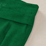 Buddha Stones Cotton Linen Dragonfly Ripple Pattern Women's Elastic Waist Wide Leg Pants With Pockets