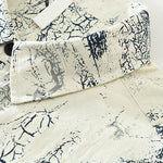 Buddha Stones Summer Casual Abstract Crack Pattern Button-Up Patch Pocket Men's Short Sleeve Shirts