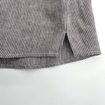 Buddha Stones Summer Half Button Fine Striped Men's Short Sleeve Shirts