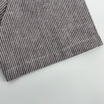 Buddha Stones Summer Half Button Fine Striped Men's Short Sleeve Shirts