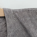 Buddha Stones Summer Half Button Fine Striped Men's Short Sleeve Shirts