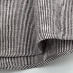 Buddha Stones Summer Half Button Fine Striped Men's Short Sleeve Shirts